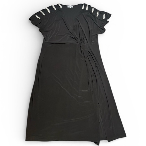 Luxology Dresses & Skirts - Luxology Black Maxi Dress with Silver Details